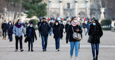 Francia informa sobre cifra récord de 501.635 contagios de covid-19 en un día