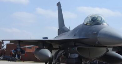 Ocho cazas F-16 de EE.UU. llegan a Rumania