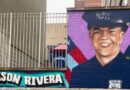 Mural inmortaliza al asesinado policía dominicano Jason Rivera en escuela donde estudió en el Alto Manhattan