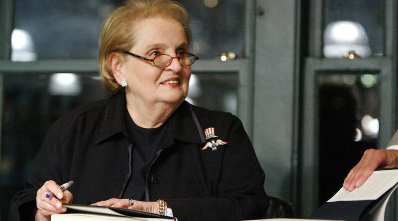 Muere la exsecretaria de Estado estadounidense Madeleine Albright a los 84 años