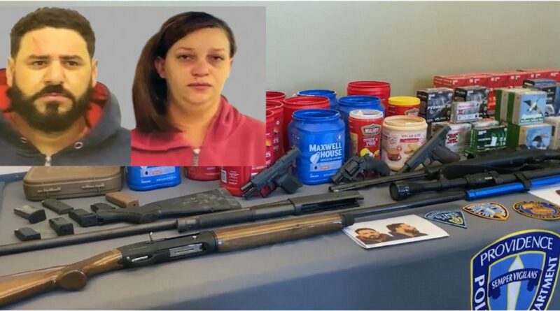 Pareja acusada en Providence por tráfico de armas a la República Dominicana enfrenta 33 cargos criminales