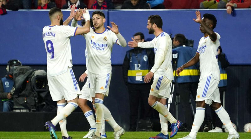 El Real Madrid se acerca al título de LaLiga con una victoria contra el Osasuna