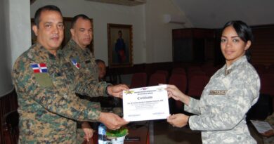 COCOM gradúa 35 militares en Curso Especializado Reentrenamiento Militar en Seguridad para edificios públicos