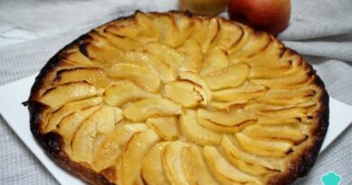 Receta de Tarta de manzana crujiente