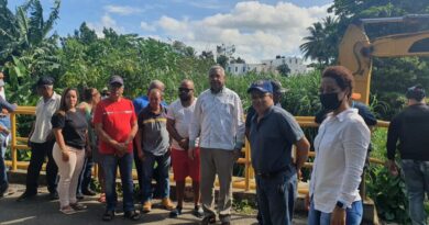Ayuntamiento Santiago inicia construcción muros de gaviones en Gurabo Abajo
