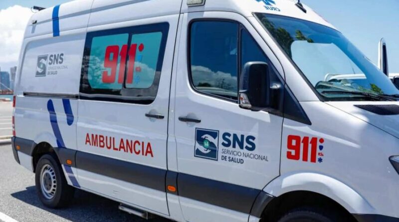 Asaltan integrantes de ambulancia del SNS en La Romana