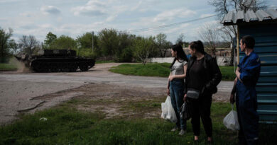 Los ucranianos que "esperan" la llegada de las tropas rusas en la región del Donbás