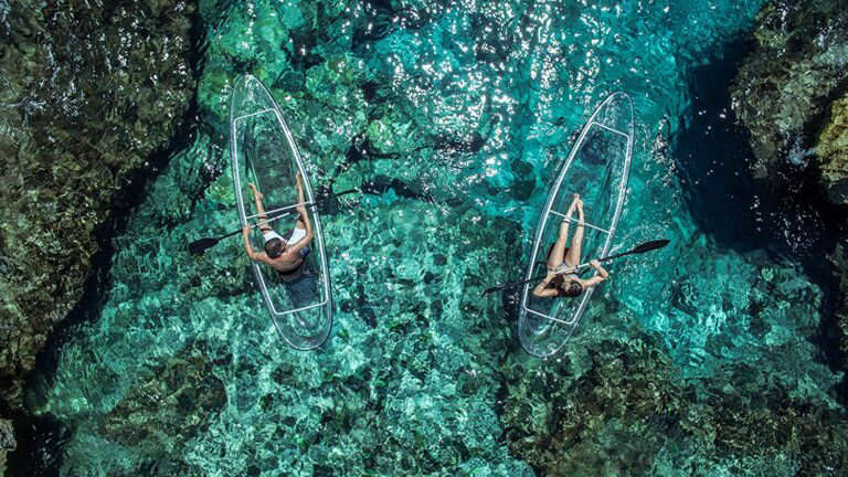 EE.UU: Kayak con piso de cristal, la mejor travesía para turistas ya está disponible
