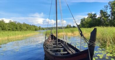 Arqueólogos encuentran un singular astillero vikingo en un lago sueco