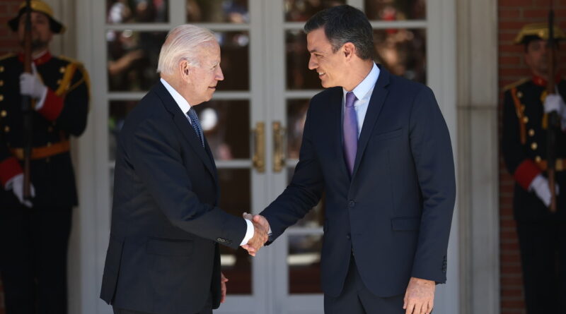Joe Biden tras reunirse con Pedro Sánchez: "Vamos a trabajar para aumentar la presencia de navíos en la base de Rota"