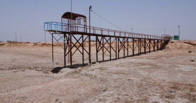 Un lago de Irak desaparece por la escasez de agua provocada por las sequías