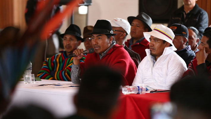 Indígenas de Ecuador mantienen protestas tras primer diálogo con el Gobierno: Negociaciones se retomarán este martes