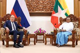 Serguéi Lavrov viajó a Myanmar para fortalecer los lazos de Rusia con la dictadura militar