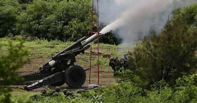 Taiwán realiza un breve simulacro de defensa de la isla con fuego de artillería real