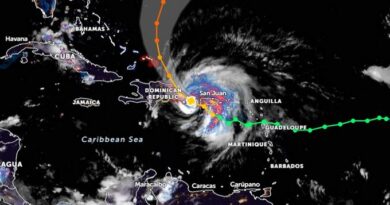 Fiona llega con fuertes lluvias e inundaciones por el este de República Dominicana
