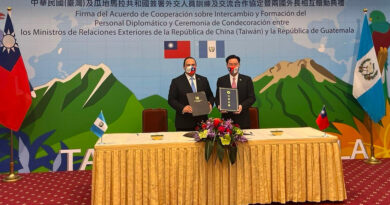 Guatemala y Taiwán firman un acuerdo para impulsar la cooperación diplomática