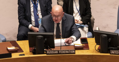 Rusia ante el Consejo de Seguridad de la ONU: Nos empujan a aplicar el derecho de veto y luego nos acusan de abusar de él