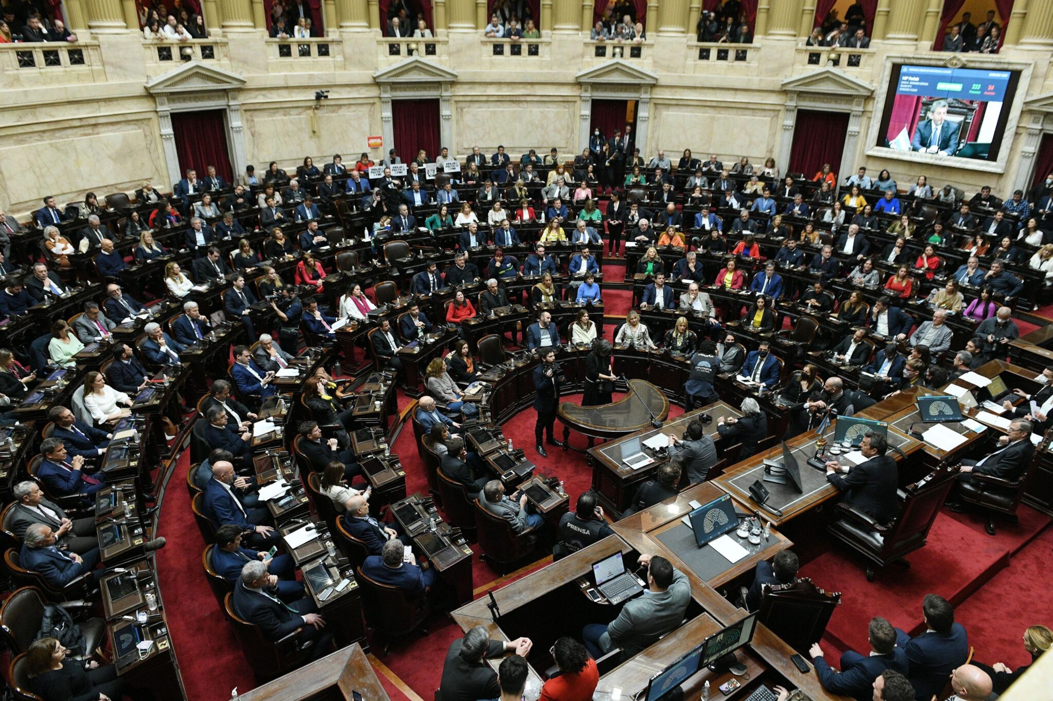 Sesionan en la Cámara de Diputados argentina para repudiar el intento de asesinato a Cristina Fernández