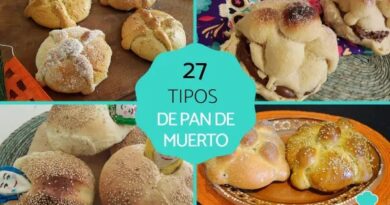 27 tipos de pan de muerto - Elaboraciones TRADICIONALES de MÉXICO