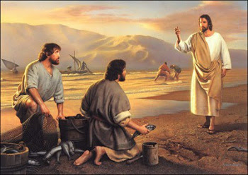 PALABRA DE DIOS MIERCOLES DE LECTURA Jesús caminaba por la ribera del mar de Galilea, vio a dos hermanos, Simón, llamado después Pedro, y Andrés, los cuales estaban echando las redes al mar, porque eran pescadores.