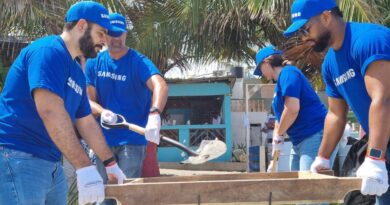 Voluntariado de Samsung en República Dominicana desarrolla jornada de limpieza en Playa Manresa 