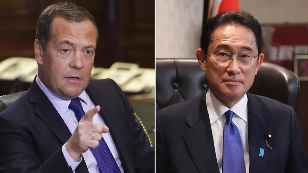 El brutal comentario del ex presidente ruso Dmitry Medvedev sobre el premier japonés Fumio Kishida