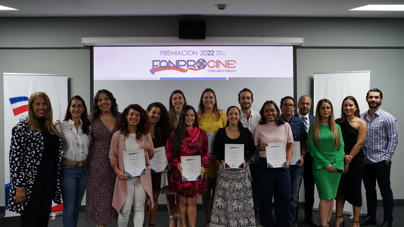 DGCINE realiza premiación de la 11.ª edición del Concurso Público FONPROCINE 2022