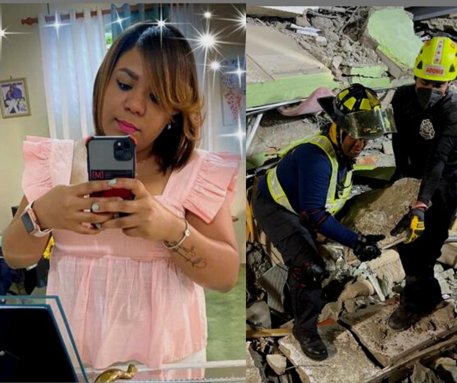 Falleció una de las mujeres atrapadas en derrumbe de mueblería en La Vega