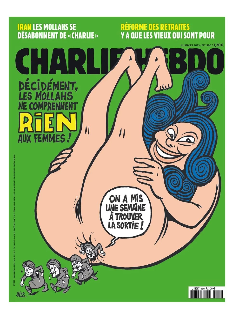 La revista Charlie Hebdo publicará más caricaturas del ayatollah Ali Khamenei pese a las amenazas del régimen de Irán