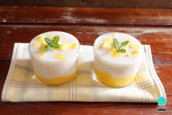 Arroz con leche de coco y mango - Receta FÁCIL y SALUDABLE