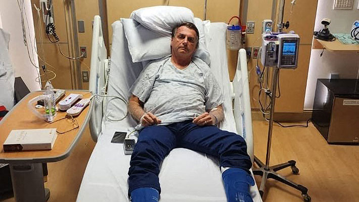 Jair Bolsonaro vuelve a la casa donde se hospeda en EE.UU. tras haber sido hospitalizado por dolores abdominales