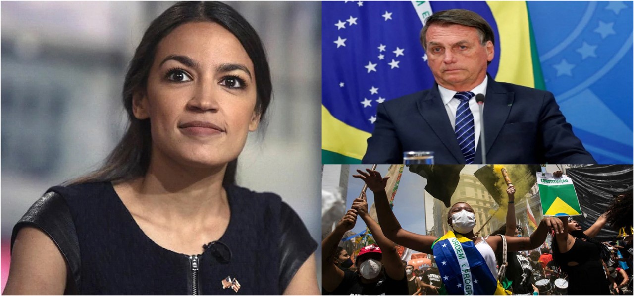Ocasio Cortez y otros congresistas piden a Biden sacar de refugio en Florida a Bolsonaro donde se esconde por sus crímenes