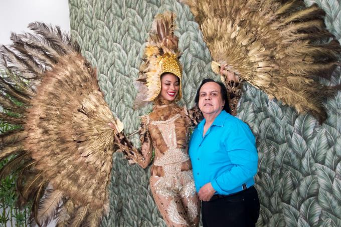 El traje típico de Andreina Martínez para Miss Universo está inspirado en la cigua palmera