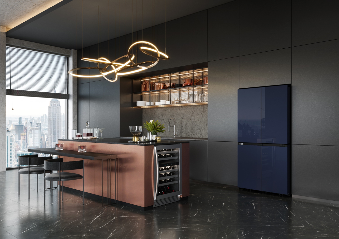 ¿Enamorado de tu refrigeradora?  Es posible con la Bespoke French Door 
