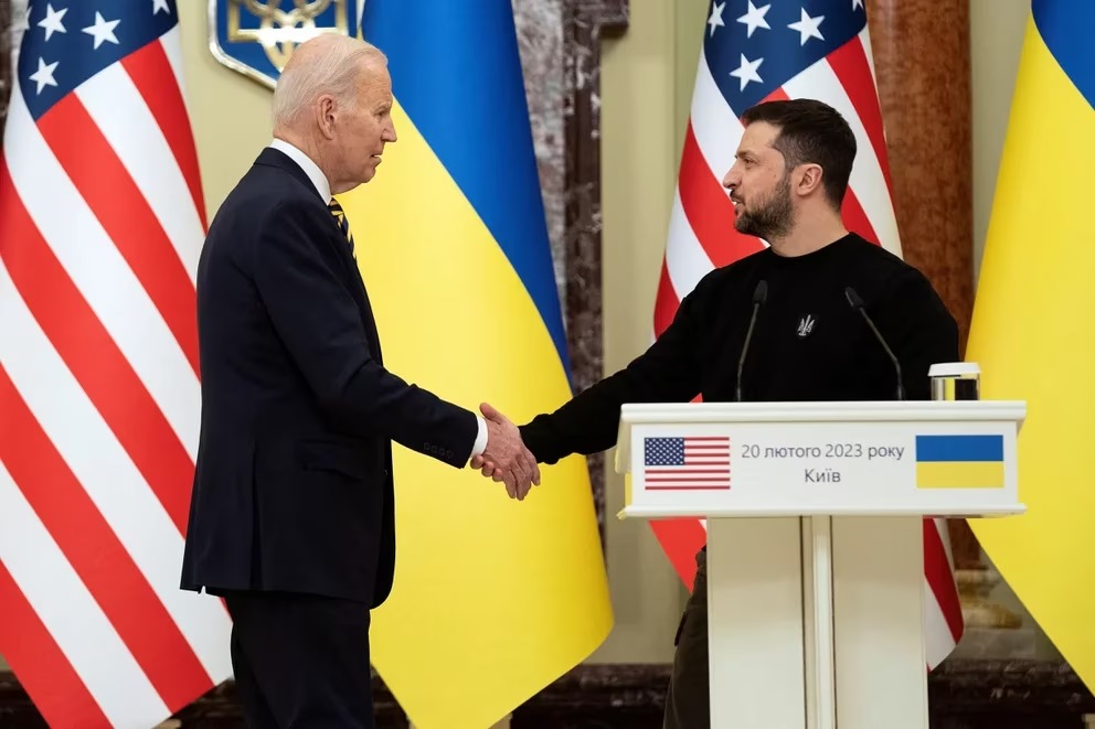 Biden llegó a Polonia tras un viaje de más de ocho horas desde Kiev