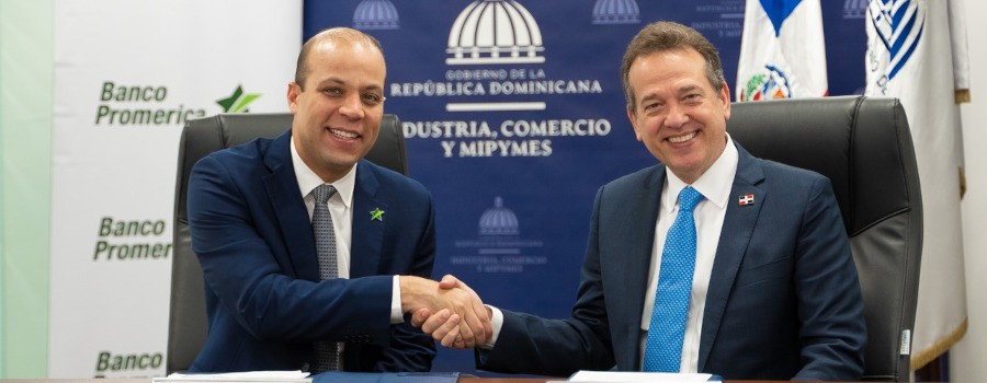 MICM y Banco Promerica firman acuerdo que facilita a mujeres con Mipymes acceso a servicios financieros preferenciales