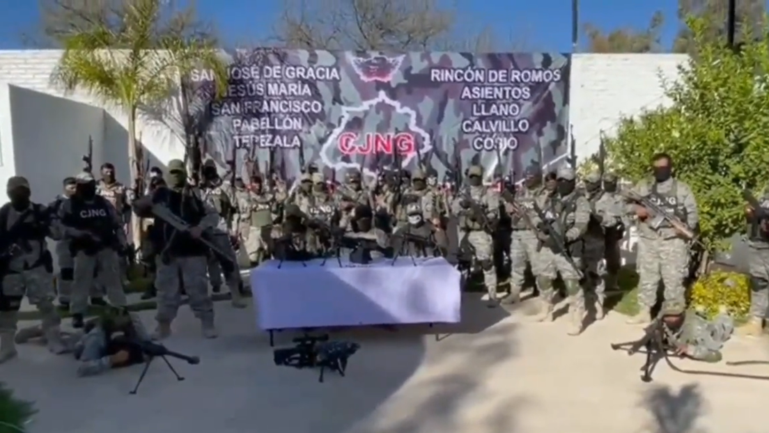 "Somos el cártel más poderoso": El CJNG anuncia su llegada al estado mexicano de Aguascalientes