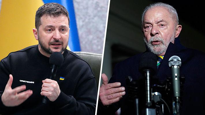 Zelenski afirma que busca el apoyo de Lula da Silva para acercar Latinoamérica a Ucrania