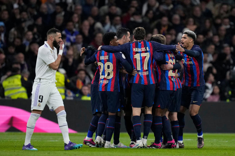 Barcelona gana en casa del Madrid en Copa del Re