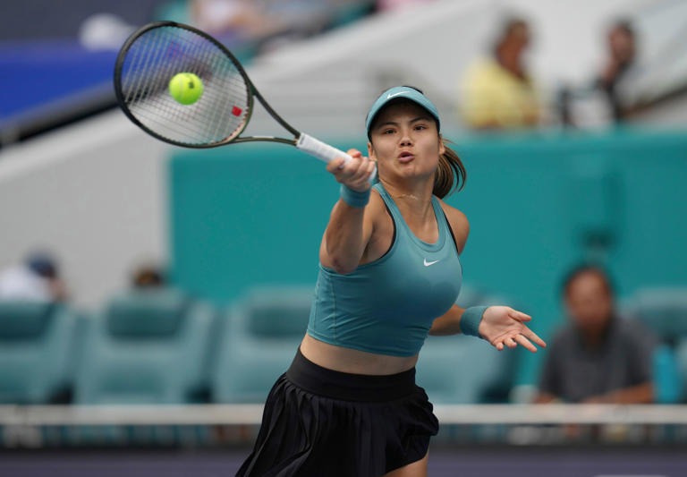 Raducanu, Stephens, Murray caen en 1ra ronda del Miami Open
