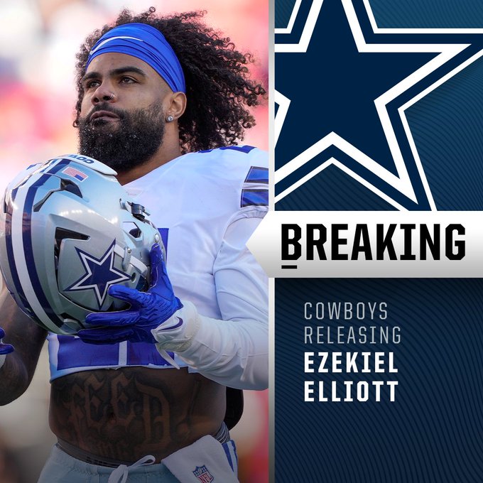 Cowboys se desprenden de Ezekiel Elliott