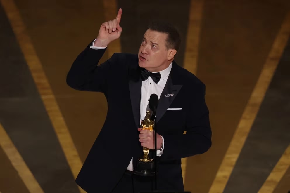 Brendan Fraser ganó como Mejor Actor en los premios Oscar por “The Whale”