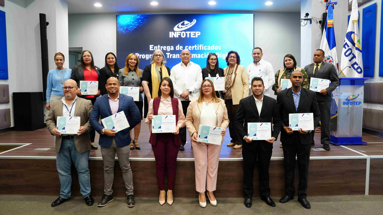 INFOTEP capacita a facilitadores y asesores de empresas en el programa Transformación Digital