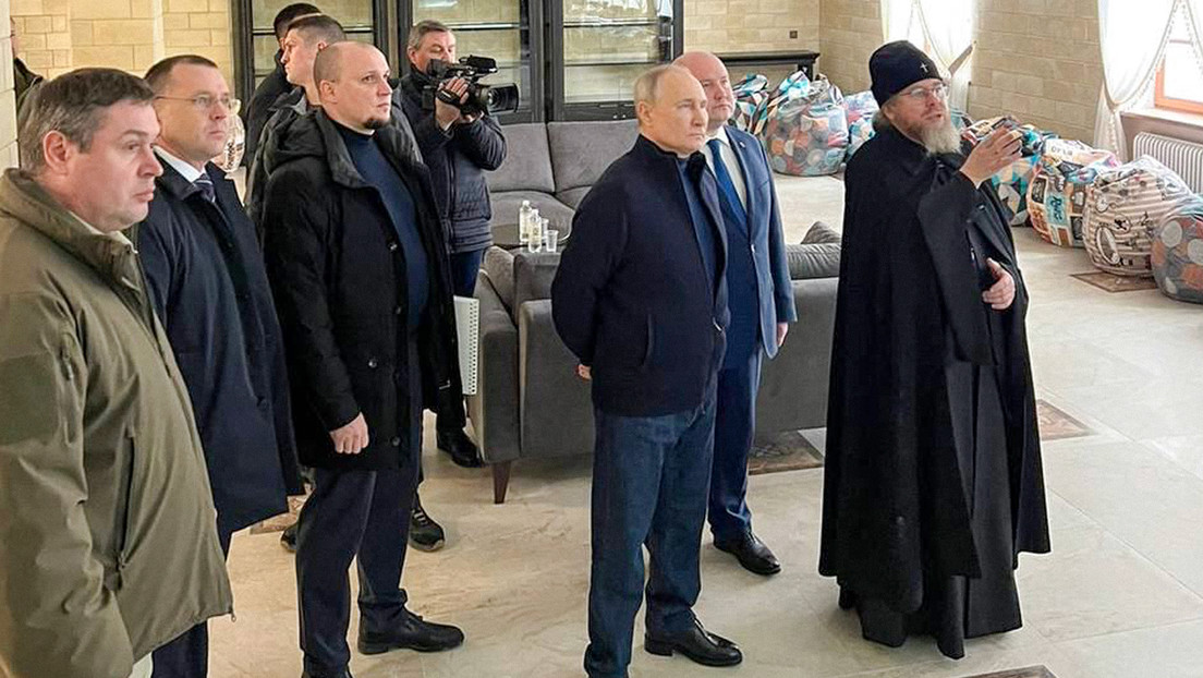 Putin llega a Crimea en el 9.º aniversario de la reunificación con Rusia