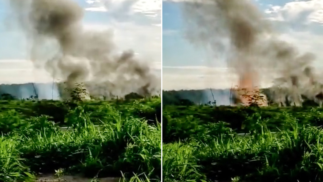 Registran fuerte explosión en un campamento militar del Ejército de Perú