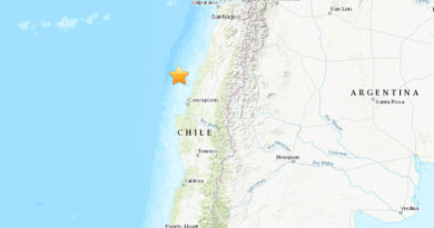Se registra un sismo de magnitud 6,4 en Chile