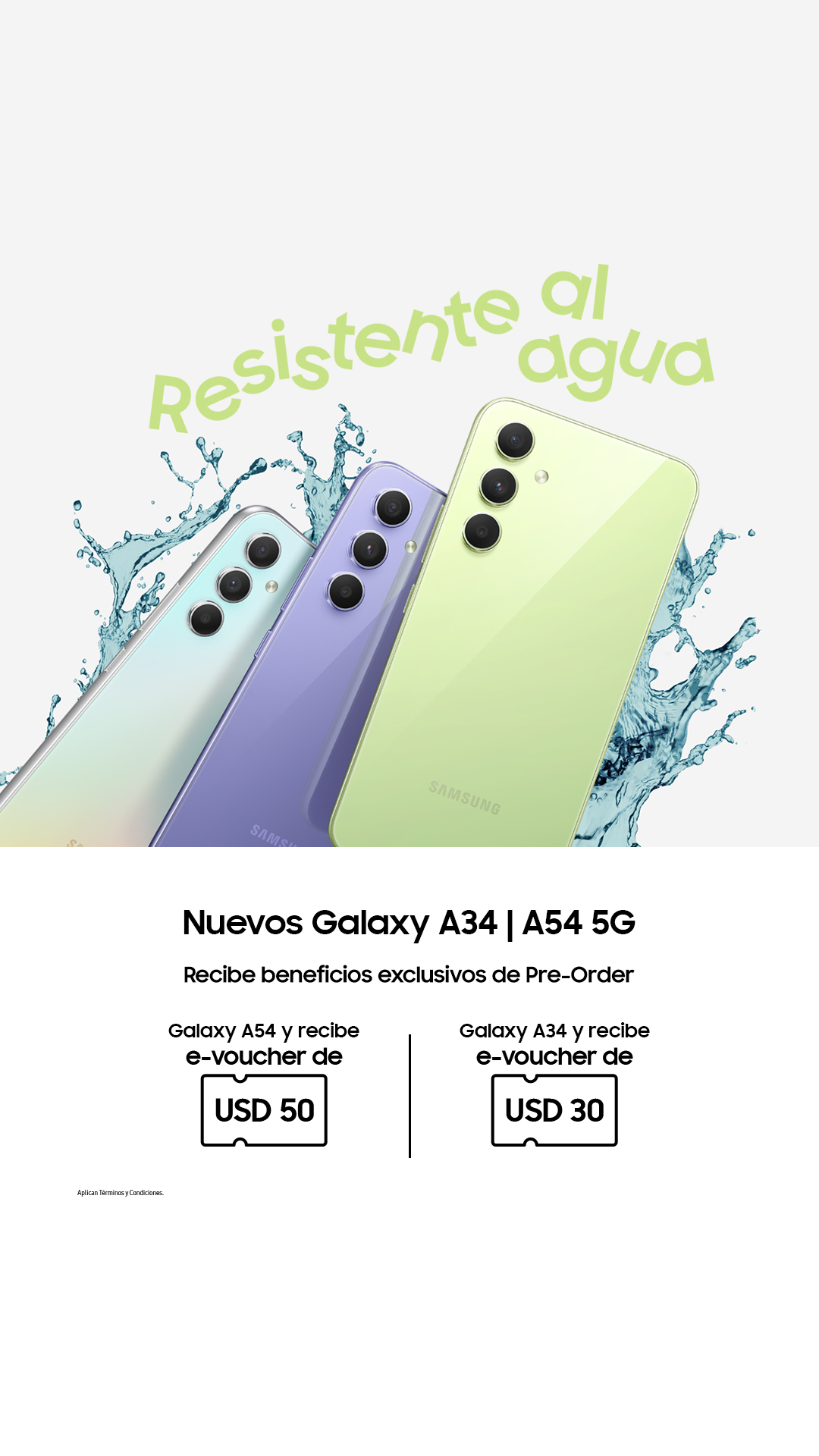 Samsung Galaxy A54 5G y Galaxy A34 5G en preventa en República Dominicana 