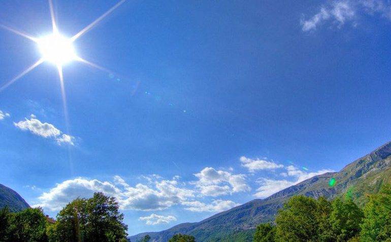 Continúan condiciones de buen tiempo para este lunes en todo el territorio nacional