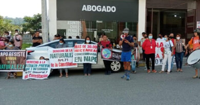 Un juez de la provincia ecuatoriana de Napo ordena destituir a los ministros de Ambiente y Energía