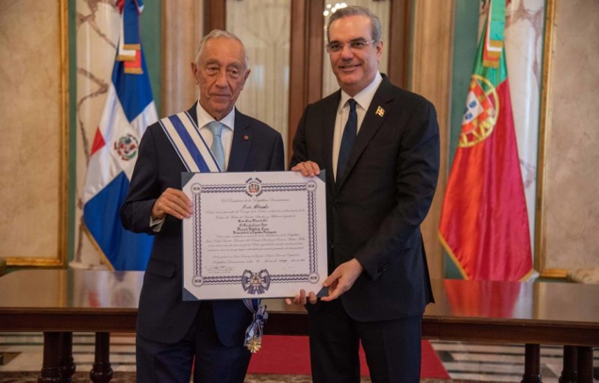 Abinader gestiona se elimine visa Schengen: recibe apoyo de Portugal
